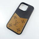 【中古】LOUIS VUITTON｜ルイヴィトン M81999 モノグラム リバース SN4282 バンパー スマホ・携帯ケース iPhone 14Pro用 【f135】