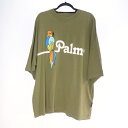 yÁzPalm Angelsbp[GWFX PARROT LOGO PRINT T-SHIRT TEE TVc PMAA041S22JER001 2022SS Ki J[L TCYFMyf108z