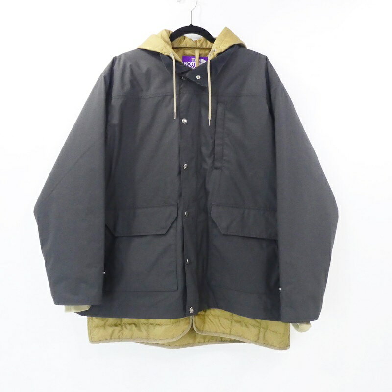 【中古】THE NORTH FACE PURPLE LABEL｜ザ ノースフェイス パープルレーベル 65/35 HYVENT Double-built Jacket NY2155N 2021AW フーデットジャケット グレー サイズ：L / アウトドア【f092】