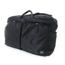 【中古】PORTER｜ポーター TANKER 2WAY BOSTON BAG ボストンバッグ ブラック【f121】