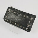 【中古】JIMMY CHOO｜ジミーチュウ CASEY BLACK SILVER フラグメントケース 14503746 【f125】