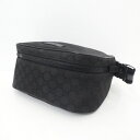 【中古】GUCCI｜グッチ GGナイロン 449182 ウエストバッグ 【f122】