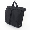 【中古】PORTER｜ポーター TANKER HELMETBAG 622-78332 2wayバッグ ブラック【f121】