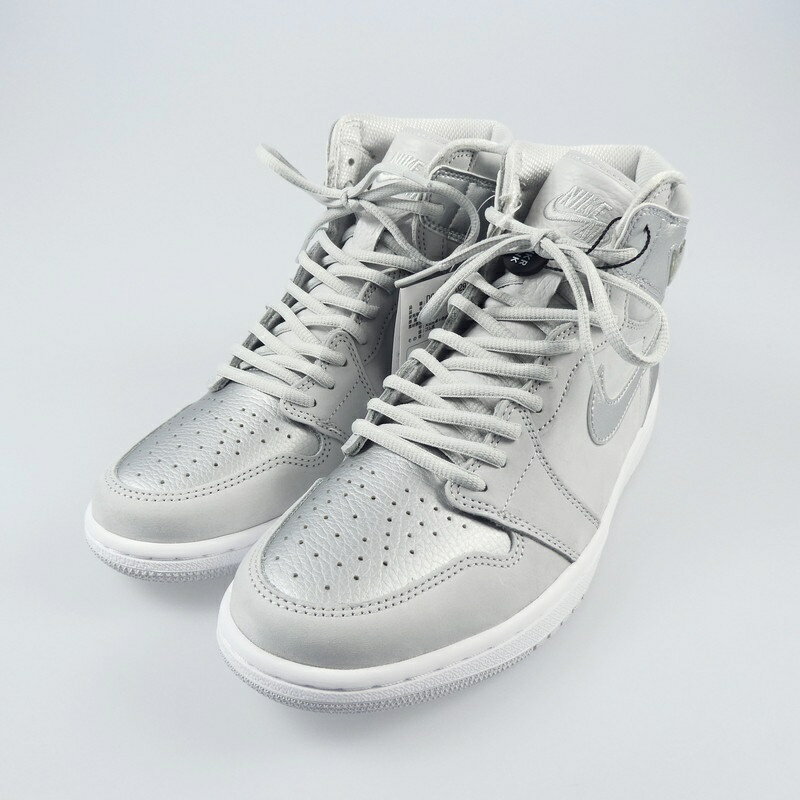 【中古】NIKE｜ナイキ AIR JORDAN 1 RETRO HIGH OG METALLIC SILVER DC1788-029 スニーカー 2020SS サイズ：27cm【f126】