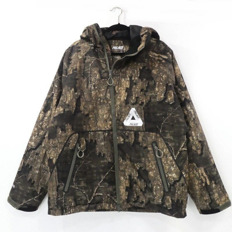 【中古】PALACE SKATEBOARDS｜パレス スケートボード GORE-TEX Windstopper Mask Jacket ダウンジャケット P25JK120 2023A/W カモ サイズ：XL / ストリート【f095】