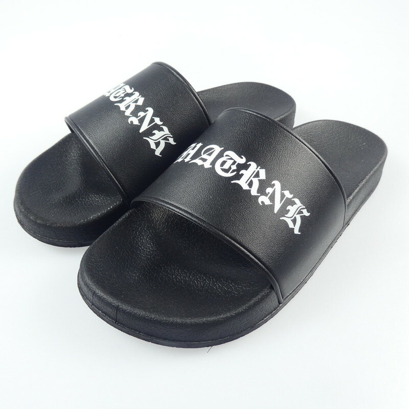 楽天お宝市番館【中古】PHATRNK｜ファットランク OLD ENGLISH LOGO SLIDE SANDAL サンダル サイズ：28.0cm【f127】