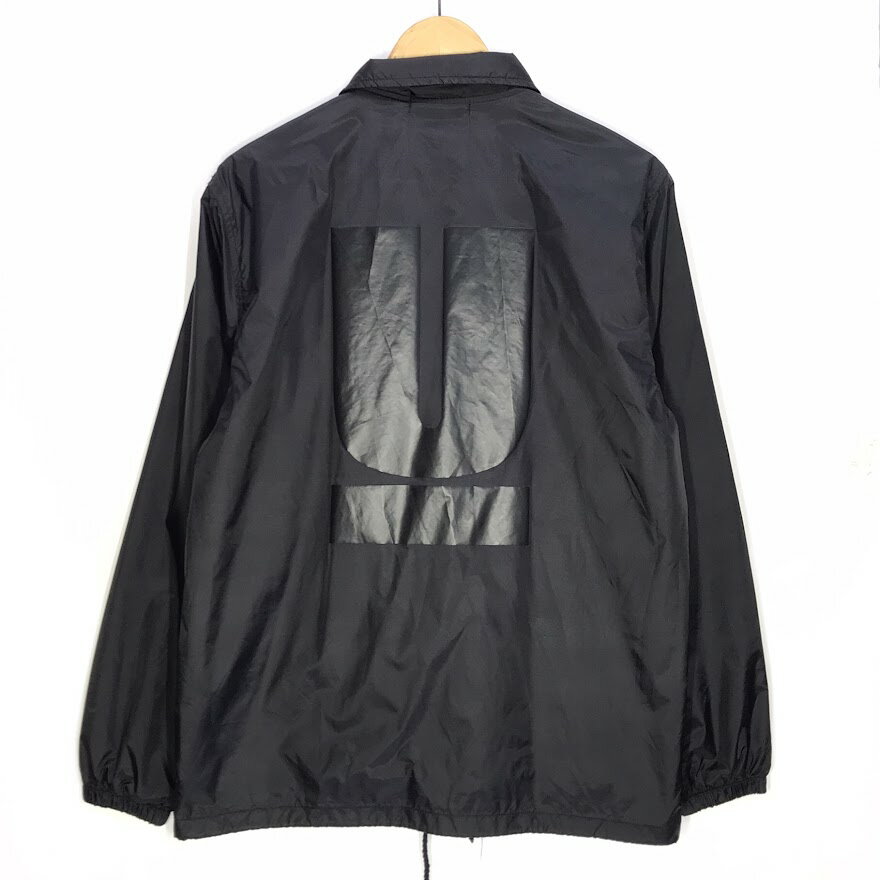 【中古】UNDERCOVER｜アンダーカバー U LOGO/COACH JACKET/コーチジャケット/ BLACK サイズ：M【f096】