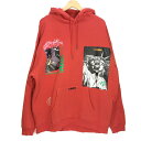 yÁzGRIMEYbOC~[ Sudadera Grimey Liveution Magic 4 Resistance Hoodie/t[fBp[J[/ RED TCYFXLyf103z