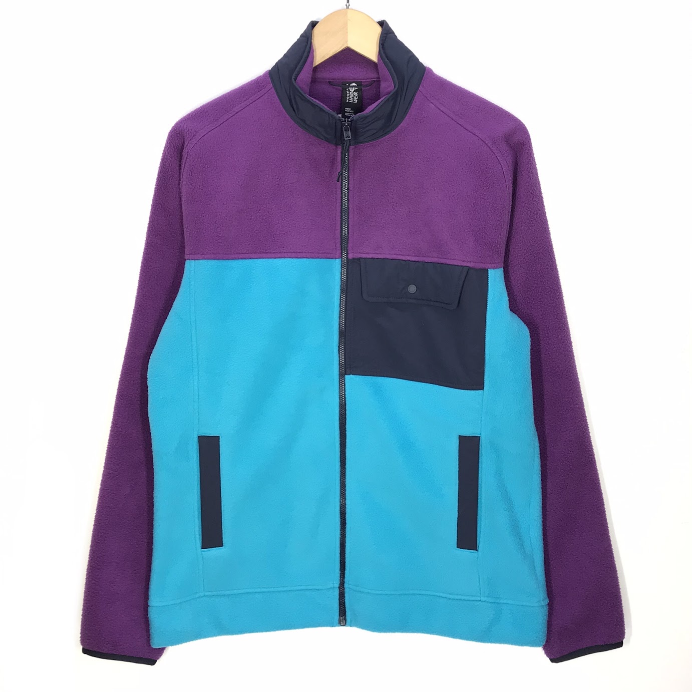 【中古】MOUNTAIN HARDWEAR｜マウンテンハードウェア UnClassic Fleece Jacket/フリースジャケット パープル サイズ：M【f092】