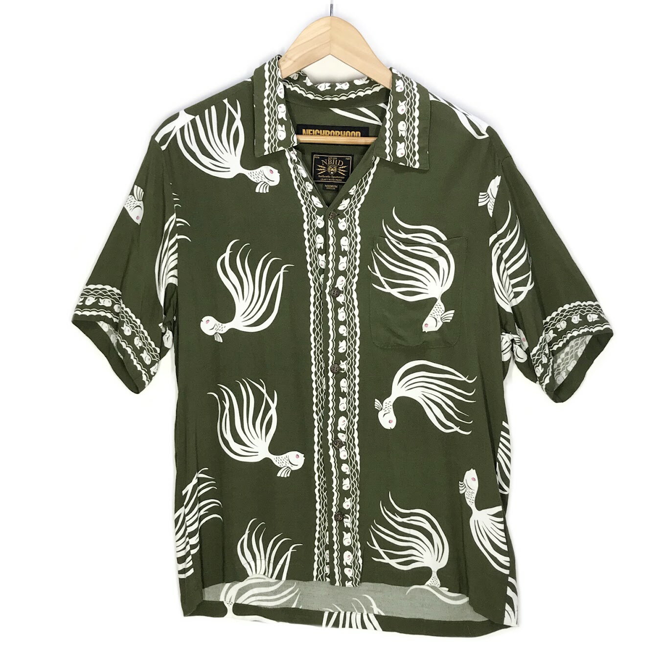 yÁzNEIGHBORHOODblCo[tbh OTHA FISH ALOHA R-SHIRT SS/Vc O[ TCYFMyf104z