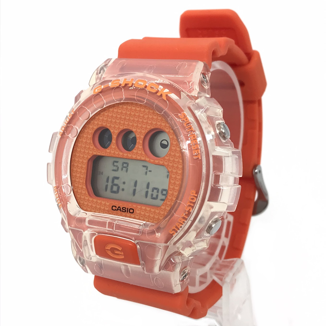 【中古】G-SHOCK｜ジーショック Lucky Dropシリーズ/デジタルクオーツ/腕時計/GD-X6900RD/ オレンジ【f131】