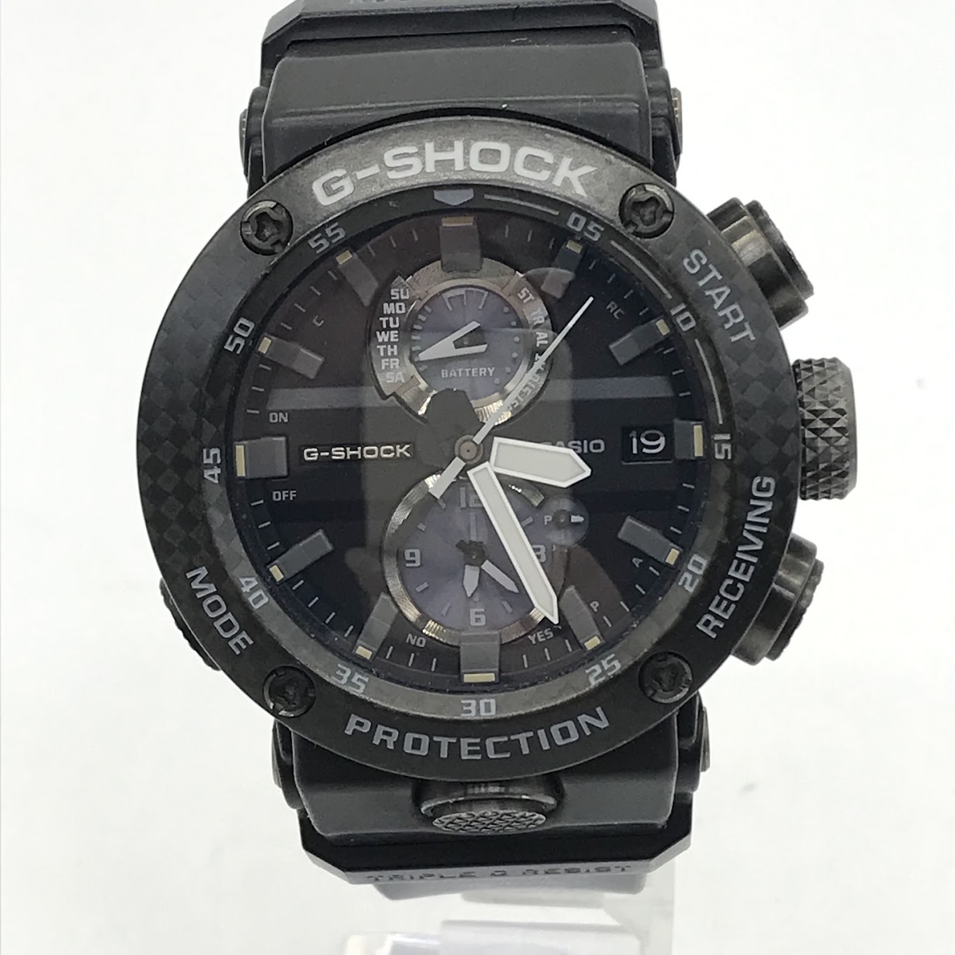 【中古】G-SHOCK｜ジーショック GRAVITYMASTER/グラビティマスター/アナログ電波ソーラー/腕時計/GWR-B1000-1AJF ブラック【f131】