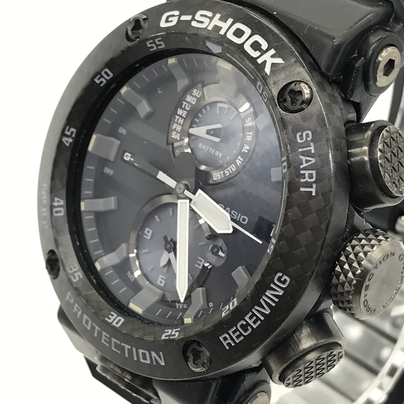 【中古】G-SHOCK｜ジーショック GRAVITYMASTER/グラビティマスター/アナログ電波ソーラー/腕時計/GWR-B1000-1AJF ブラック【f131】