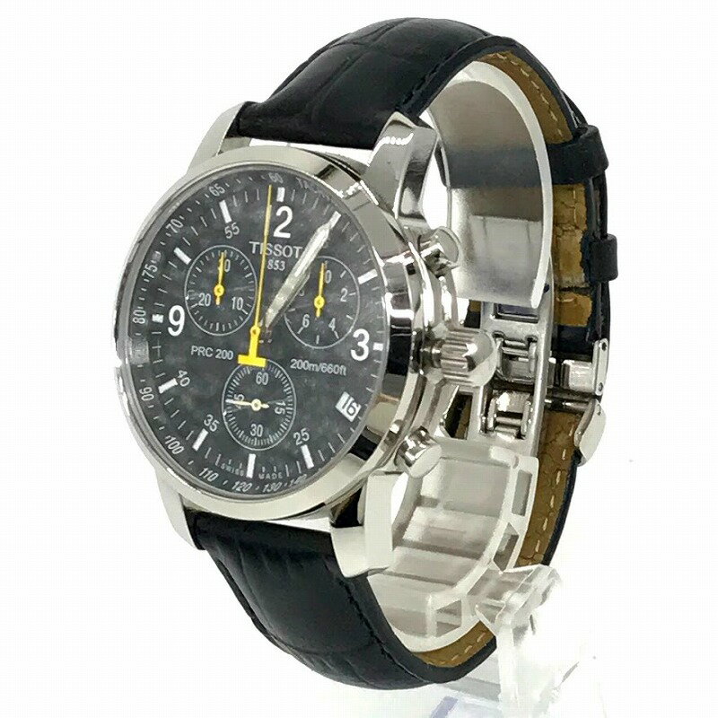 【中古】TISSOT｜ティソ PRC200CHRONOGRAPH/クォーツ/腕時計/T461 【f131】