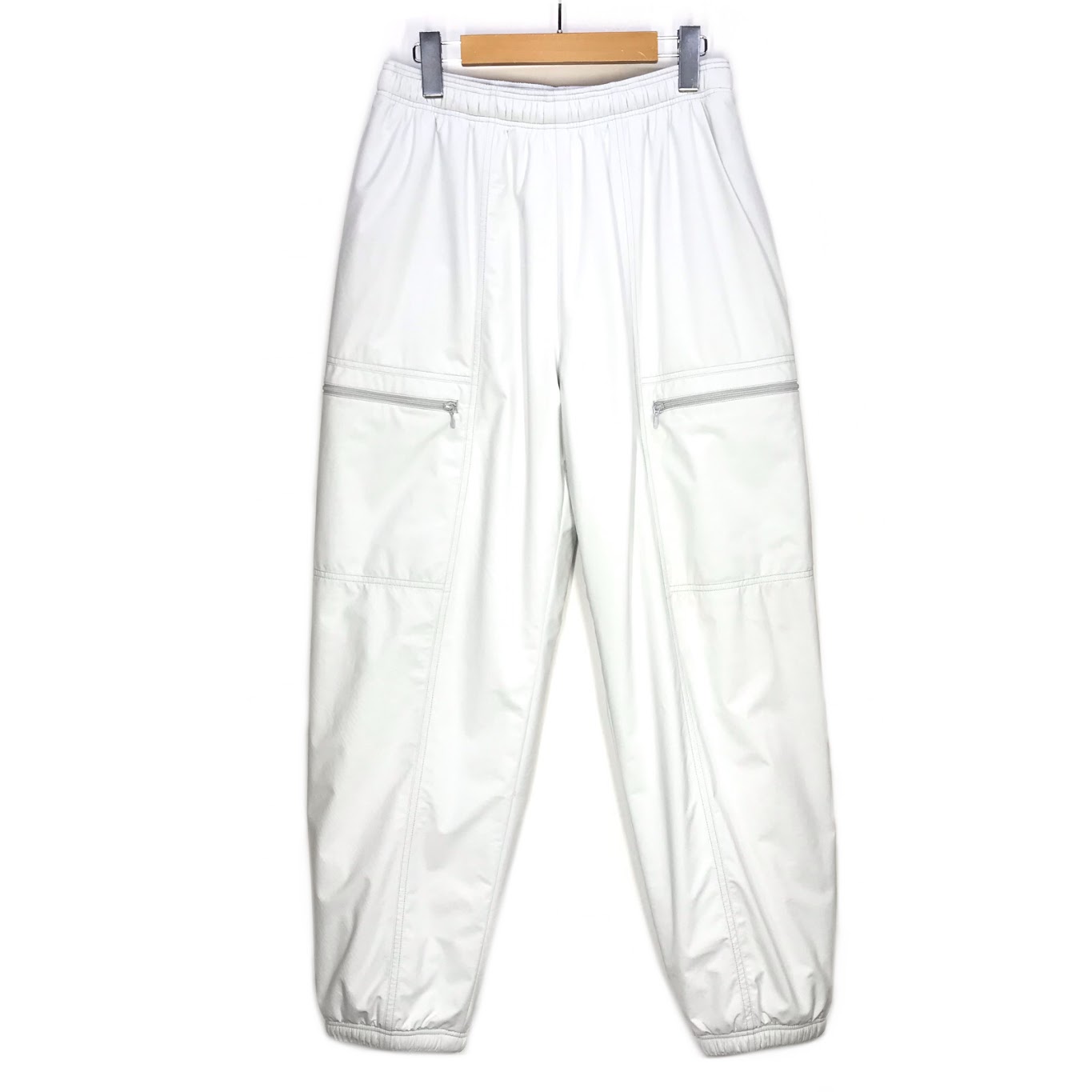 【中古】COMFORTABLE REASON｜コンフォータブル リーズン Warm Tech Pants/ナイロンテックパンツ ホワイト サイズ：one size【f107】