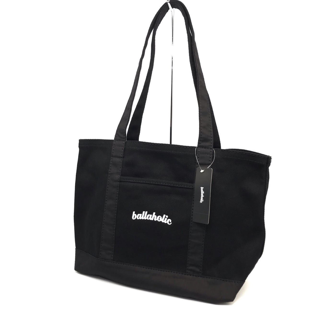 【中古】ballaholic｜ボーラホリック Pistol Logo Canvas Tote Bag/キャンバストートバッグ/BHCAC-00682-BKK ブラック【f121】