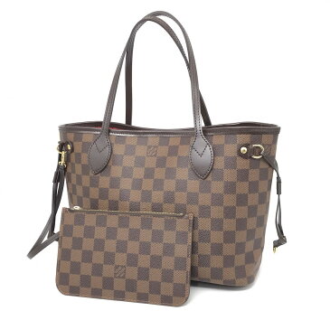 【中古】LOUIS VUITTON｜ルイヴィトン ダミエ/ネヴァーフルPM/エベヌ/トートバッグ ポーチ付き/ N41359/ 【f122】