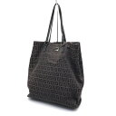 【中古】FENDI｜フェンディ ズッキーノ/トートバッグ ブラウン系【f122】