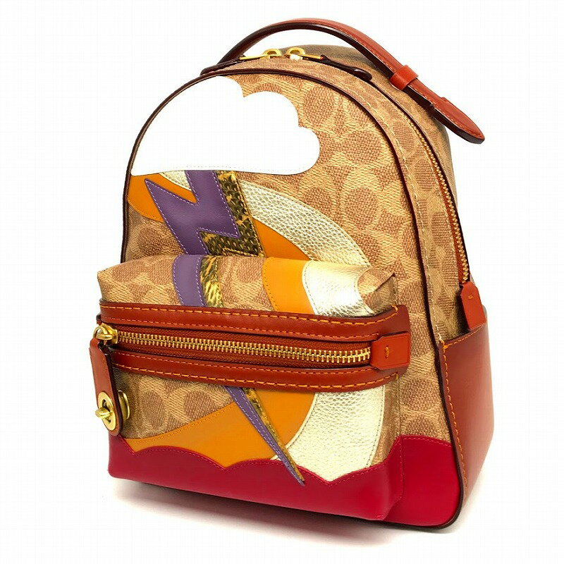 【中古】COACH｜コーチ エキゾチックキャンバス23/69655/リュック 【f122】