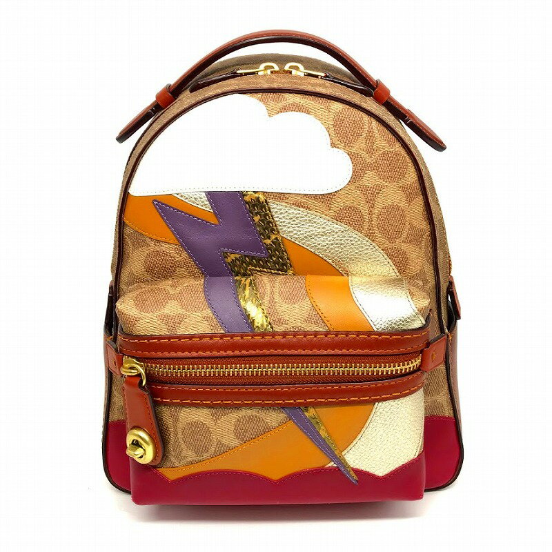 【中古】COACH｜コーチ エキゾチックキャンバス23/69655/リュック 【f122】