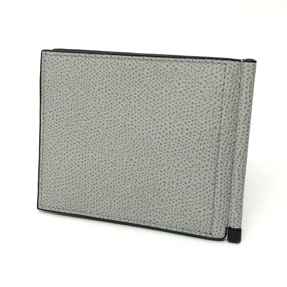 【中古】Valextra｜ヴァレクストラ マネークリップ / 折財布 / アッシュグレー【f124】のサムネイル