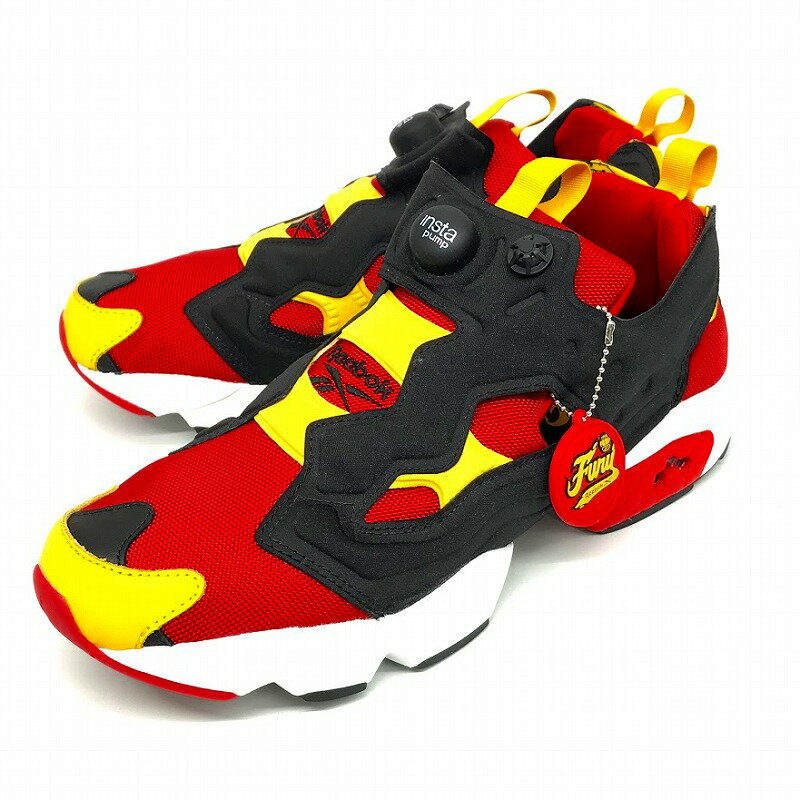 【中古】Reebok｜リーボック INSTAPUMP FURY OG MU/スニーカー/EH1788 SCARLET/BLACK/TOKUSICKYELLOW サイズ：29【f126】