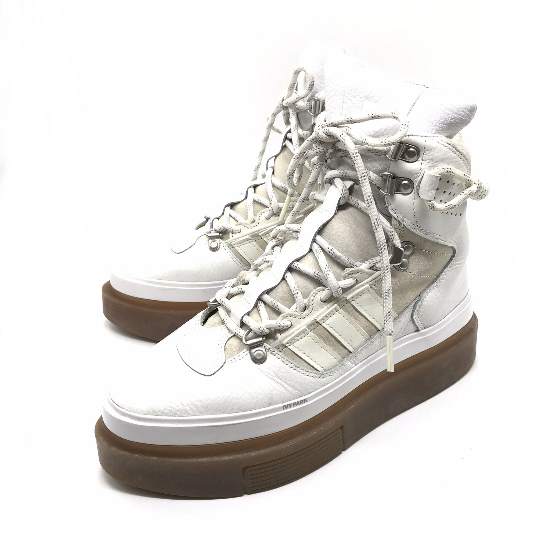 【中古】adidas｜アディダス IVY PARK IVP SUPER SLEEK BOOT/ WHITE サイズ：24.0cm【f128】