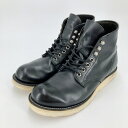 【中古】RED WING｜レッドウィング 8165 アイリッシュセッター 6インチ ラウンドトゥブーツ ブラック サイズ：US8【f127】