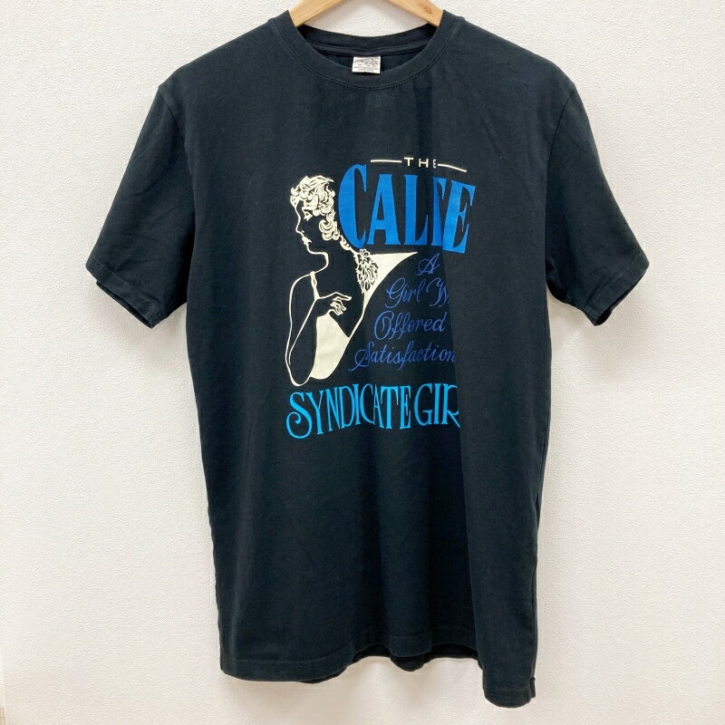 【中古】CALEE｜キャリー Stretch syndicate retro girl t-shirt 半袖Tシャツ ブラック サイズ：M【f104】