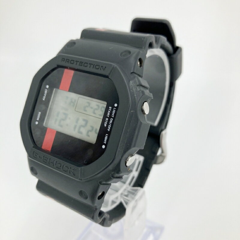 【中古】G-SHOCK × Marlboro ｜ジーショック×マルボロ DW-5600VT デジタルクォーツ 腕時計 ブラック【f131】