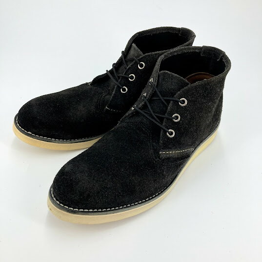 【中古】RED WING｜レッドウィング 3147 Work Chukka チャッカブーツ ブラック サイズ：28cm【f127】