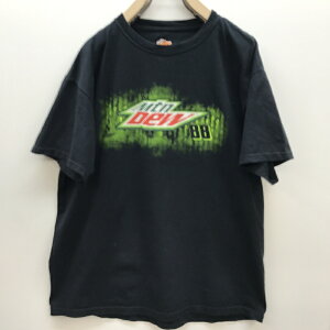 【送料無料】WINNER'S CIECLE MOUNTAIN DEW マウンテン・デュー デイル・アーンハート・ジュニア NO.88 CHEVROLET IMPALA NASCAR レーシングTシャツ L【ヴィンテージ ビンテージ】【アメリカ古着】【中古 USED 古着】