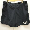 PHYSICAL FITNESS UNIFORM (PFU) トレーニングショーツ アメリカ軍 USA ブラック 40インチ相当【ヴィンテージ ビンテージ】【アメリカ古着】【中古 USED 古着】