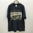 楽天お宝市番館【送料無料】APPAREL & ACTIVEWEAR アルスタイル LED ZEPPELIN AIRPLANE STARSHIP レッドツェッペリン 飛行機 スターシップ 半袖バンドTシャツ ロックTシャツ L【ヴィンテージ ビンテージ】【アメリカ古着】【中古 USED 古着】