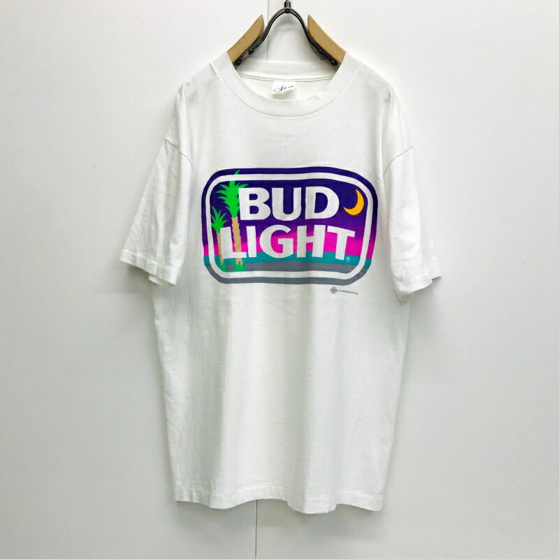 yzi 90N USA BUD LIGHT POP S ƃSTVc zCg XL yBe[W re[WzyAJÒzy USED Òz