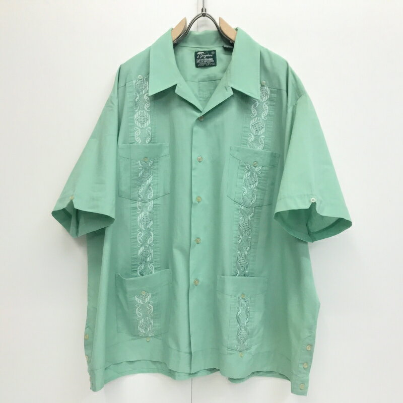 yzOF PATERSON noh 80N  L[oVc GUAYABERA SHIRTS ~gO[ 3XL ȏ` rbOTCYIyBe[W re[WzyAJÒzy USED Òz