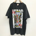 【送料無料】KING OF KINGS LORD OF LORDS PLAYING CARDS トランプ柄Tシャツ ブラック XL 半袖【ヴィンテージ ビンテージ】【アメリカ古着】【中古 USED 古着】