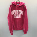 【中古】 スウェット 90年代 チャンピオン Champion MID WESTERN STATE 大学ロゴカレッジ スウェット ピンク サイズ:M【加古川物流】(4)