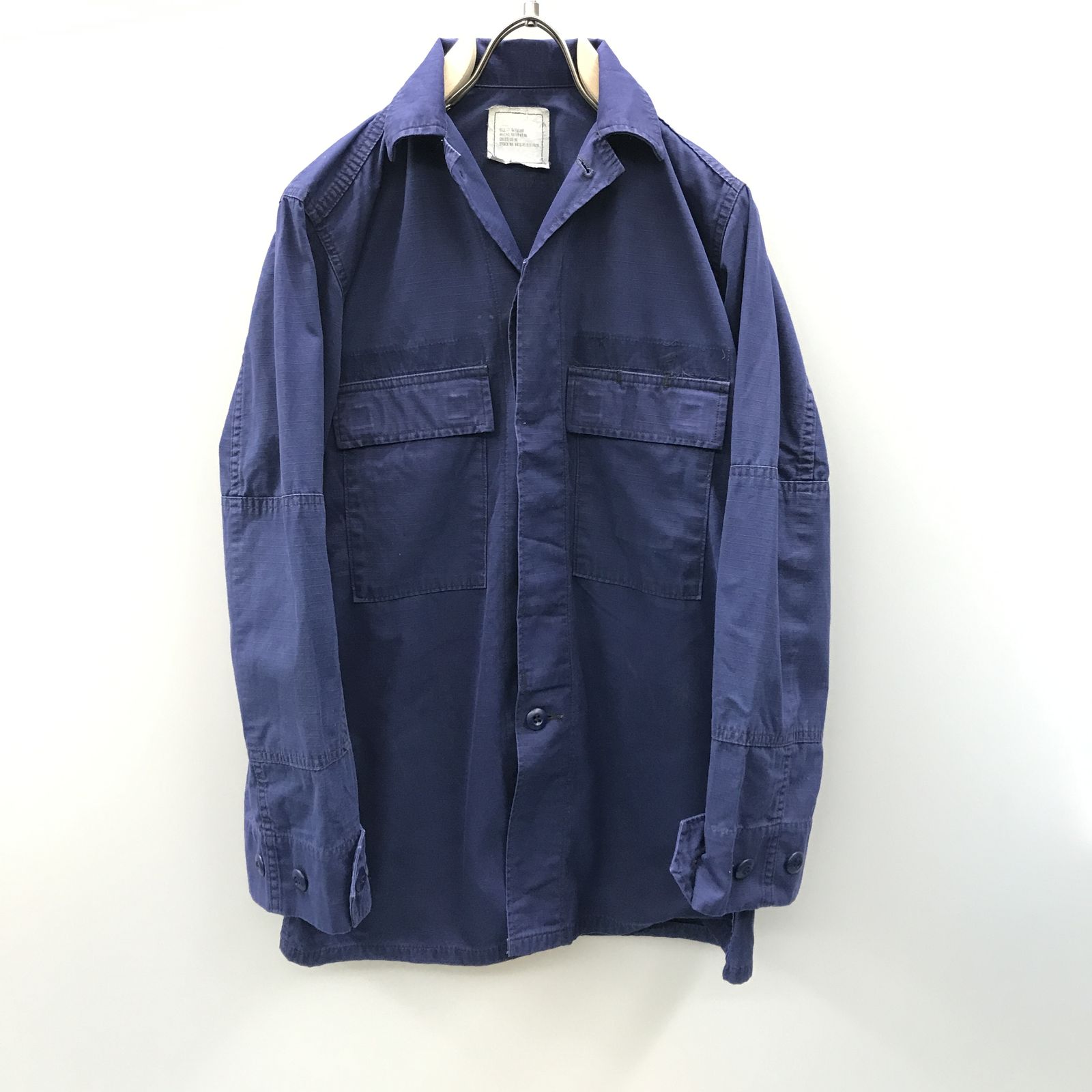 【中古】 ミリタリージャケット 米軍 US Coast Guard ミリタリー OPARATIONAL DRESS ODU ジャケット 33R ネイビー【加古川物流】