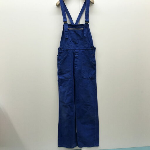【中古】 オーバーオール 60~70年代 ビンテージ ユーロワーク オーバーオール ブルー W33相当 ブルー【加古川物流】 【中古】 オーバーオール 60~70年代 ビンテージ ユーロワーク オーバーオール ブルー W33相当 ブルー【加古川物流】