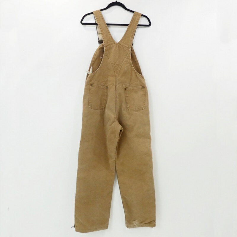 【中古】Carhartt｜カーハート オーバーオール ベージュ 【f107】