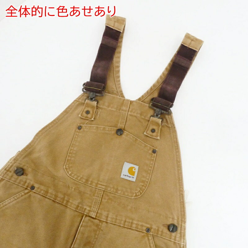 【中古】Carhartt｜カーハート オーバーオール ベージュ 【f107】