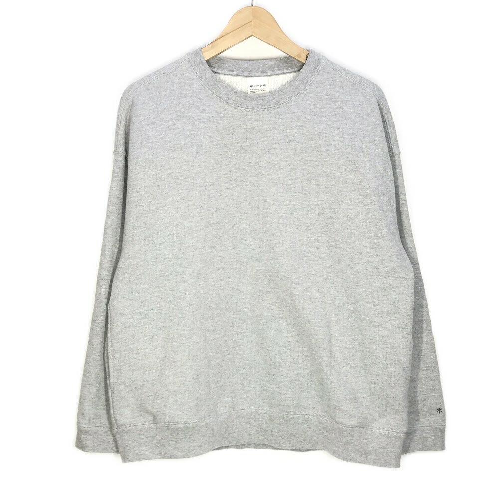 【中古】Snow Peak | スノーピークスノウピーク Recycled Cotton Sweat Crewneck スウェット SW-22SU401 グレー サイズ：S【倉吉店】のサムネイル