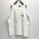 【中古】 タンクトップ モッシモ 90年代 GREED FOR SPEED ウッドペッカー キャラ タンクトップ ホワイト XL ホワイト【加古川物流】