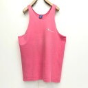 【中古】Champion | チャンピオン タンクトップ チャンピオン 80〜90年代 青タグ USA製 筆記体ワンポイント ロゴ タンクトップ ピンク L ピ...