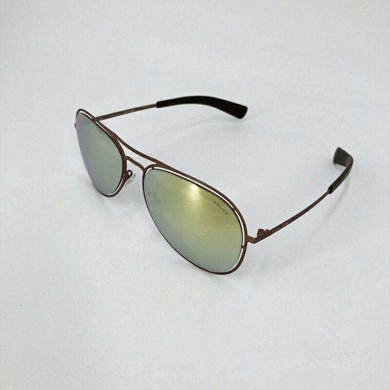 【中古】POLICE｜ポリス S8960 OFFSIDE 3 サングラス イエロー【f116】