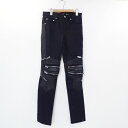 【中古】SAINT LAURENT|サンローラン 330285 YYS02 デニムパンツ 国内正規品 エディ期 ブラック サイズ:29【f135】