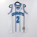 【中古】MITCHELL&NESS|ミッチェルアンドネス HORNETS 1992 LARRY JOHNSON NBA SWINGMAN JERSEY SMJY...