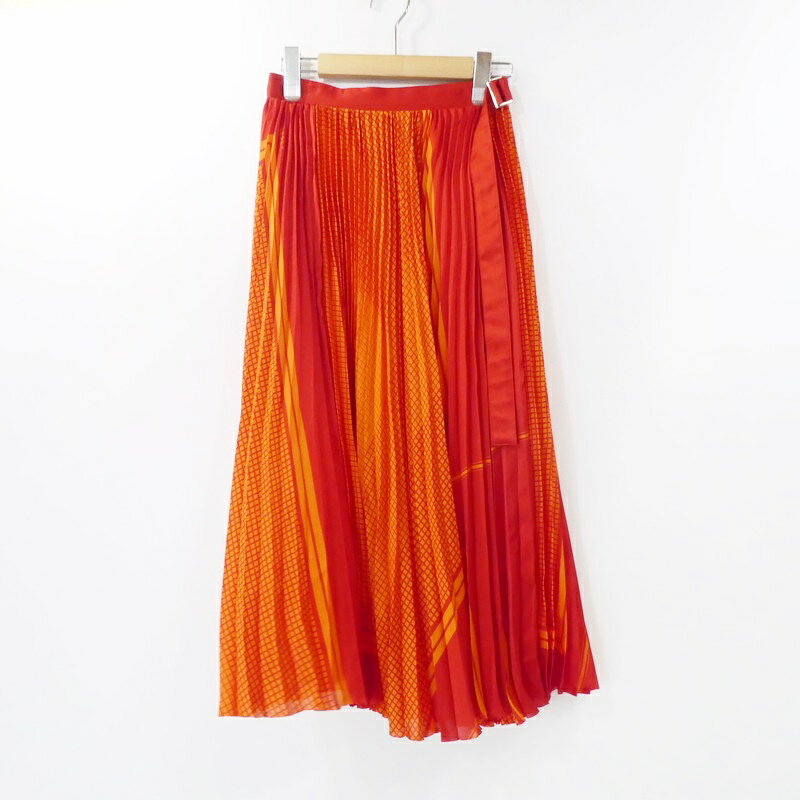 【中古】sacai｜サカイ Plaid Scarf Skirt 22-06100 スカート 2022SS サイズ：0【f111】のサムネイル