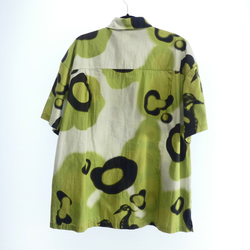 【中古】HERON PRESTON｜ヘロンプレストン BOWLING SHIRT 'GREEN' HMGA027F21FAB00 2021A/W シャツ半袖 サイズ：L【f108】